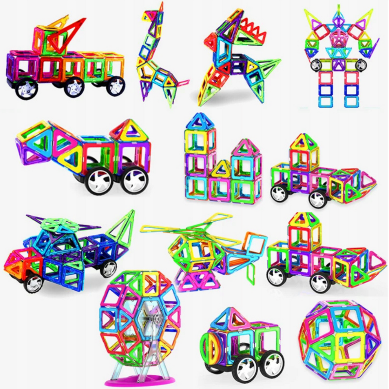 Kreativní magnetická stavebnice v boxu + DÁREK ZDARMA - Obrázek 10