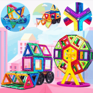 Kreativní magnetická stavebnice v boxu + DÁREK ZDARMA