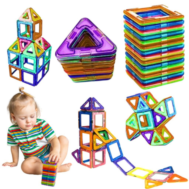 Kreativní magnetická stavebnice v boxu + DÁREK ZDARMA - Obrázek 19