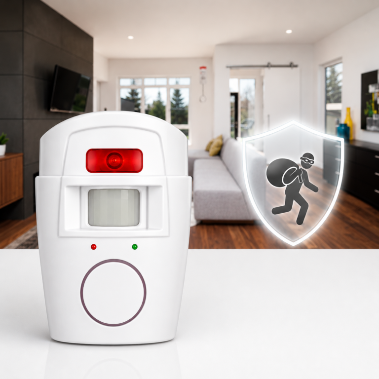 Bezdrôtový alarm s pohybovým senzorom + 2 ovládače – Obrázok 6