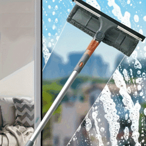 Teleskopický okenní čistič 2v1